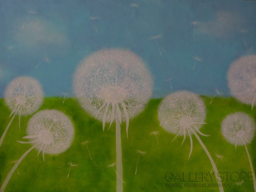 First34987 Last34987-Dandelions-Akryl