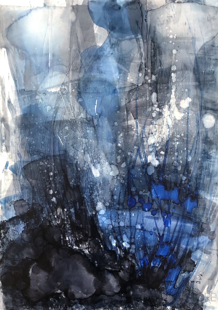 First34935 Last34935-Feeling blue 3/3-Technika mieszana