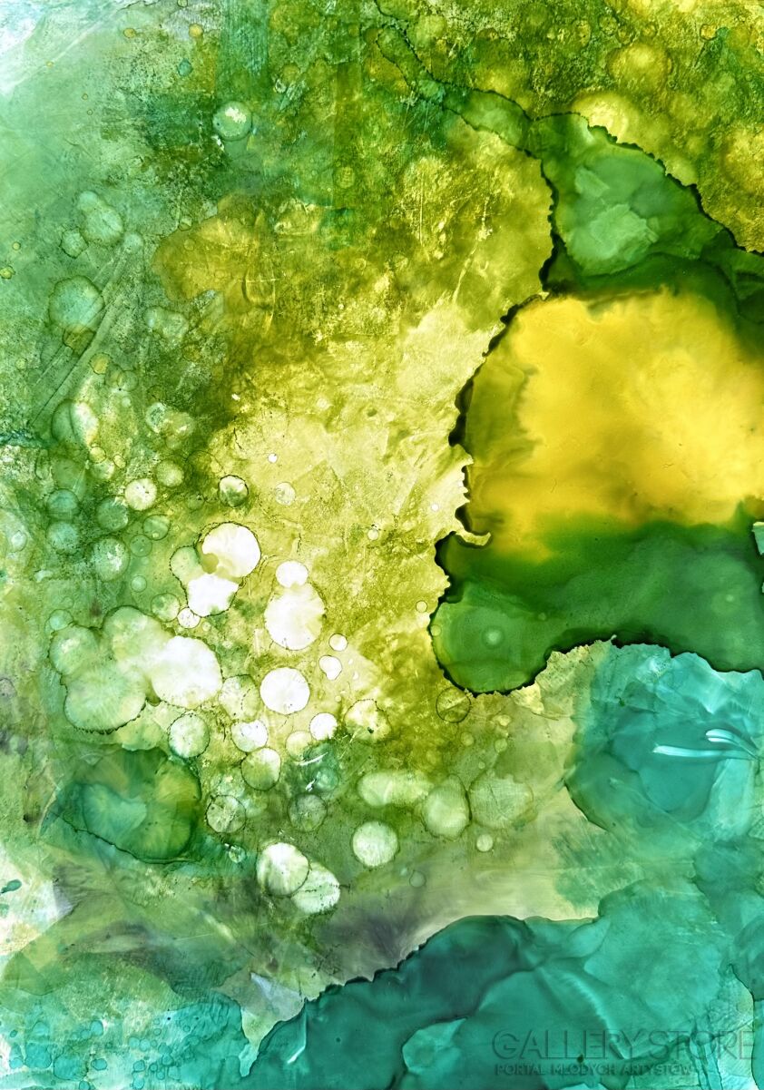 First34935 Last34935-Immerse yourself in the green 2-Technika mieszana