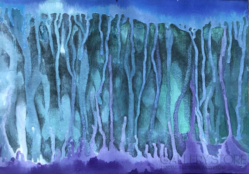 First34935 Last34935-Mysterious forest-Technika mieszana