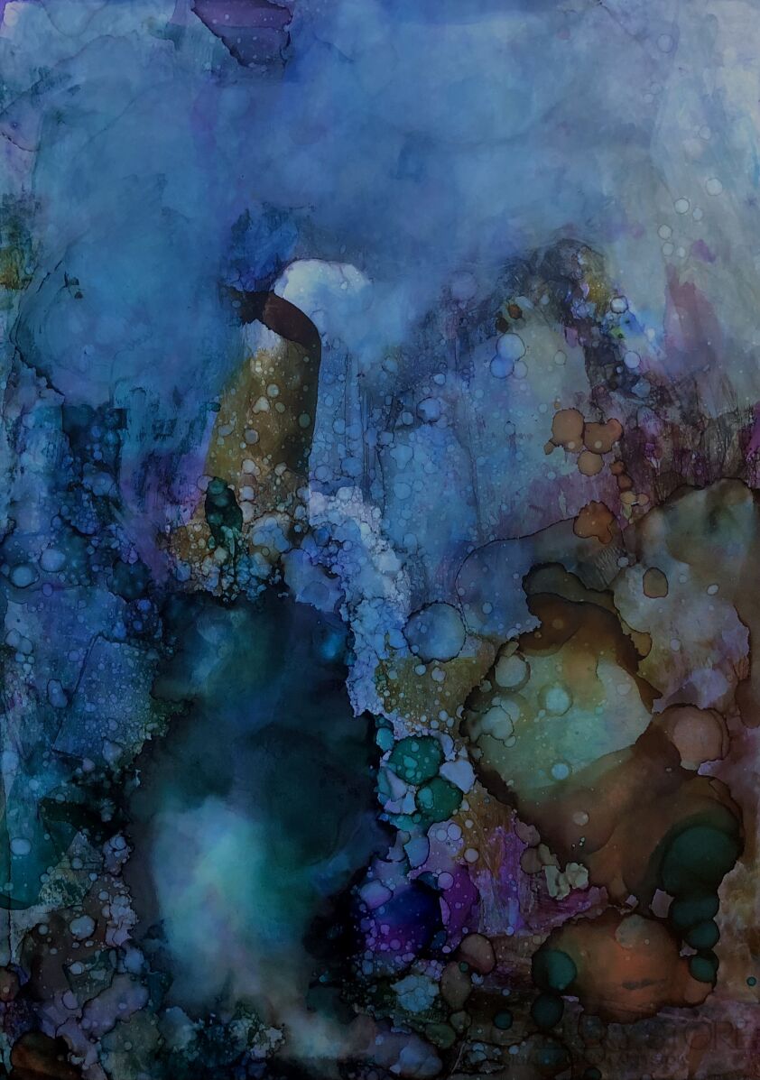 First34935 Last34935-Mysterious land of the subconscious-Technika mieszana