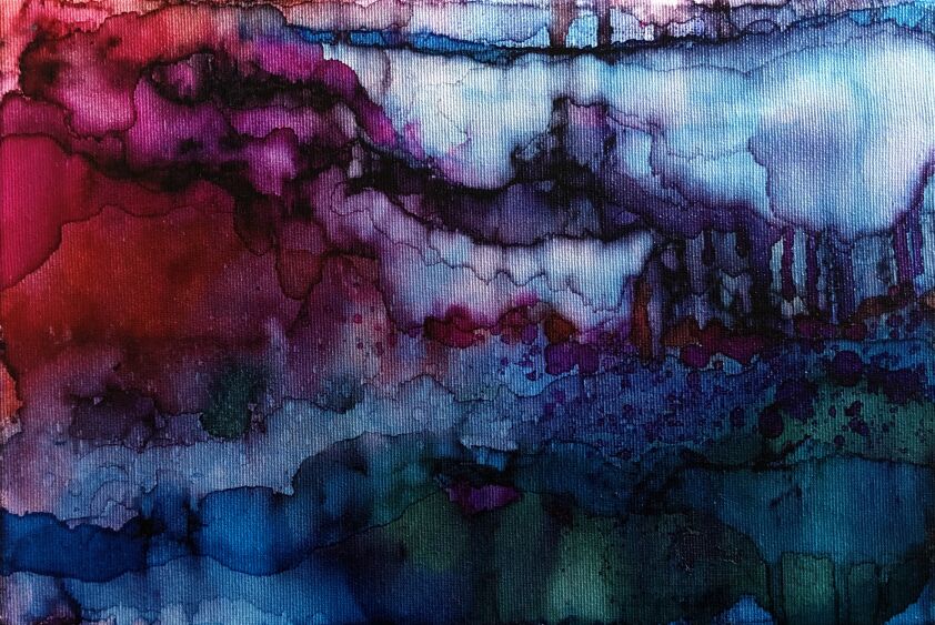 First34935 Last34935-Phantasy landscape-Technika mieszana