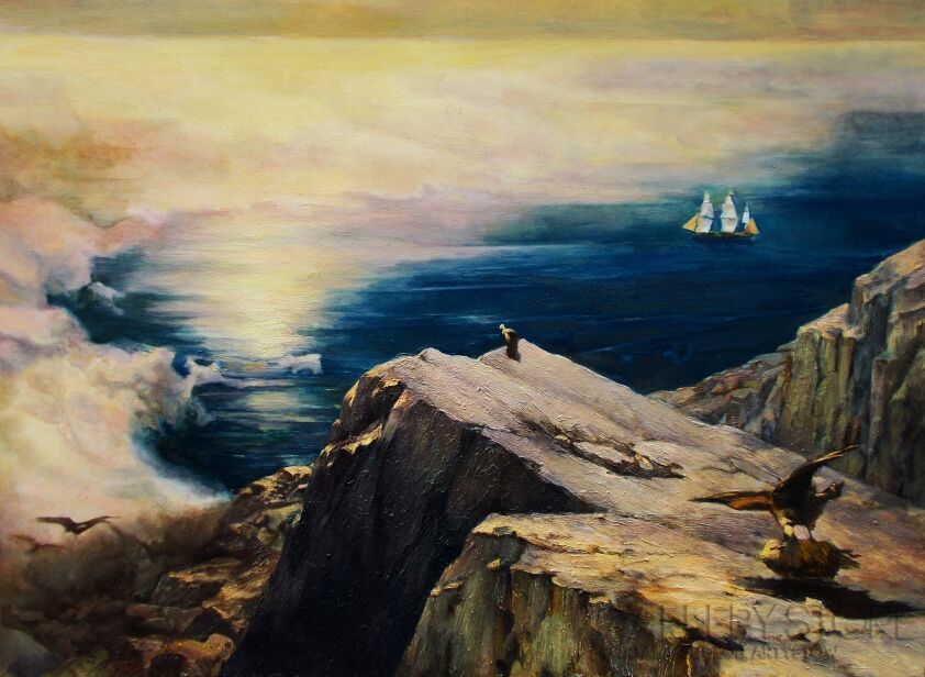 First31990 Last31990-kopia obrazu Ivana Ajvazovskiego -Olej