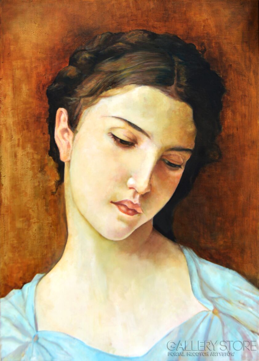 First31990 Last31990-kopia portretu dziewczyny wg Bouguereau-Olej