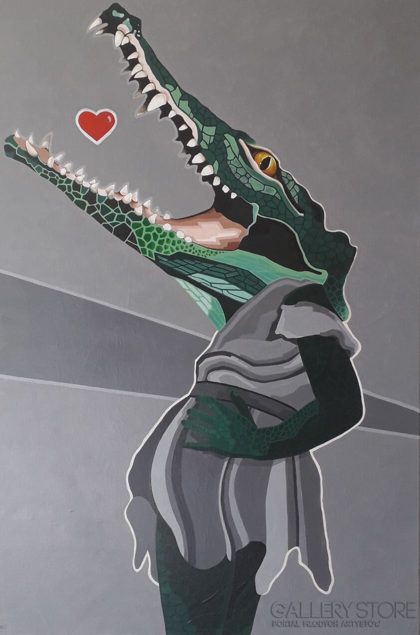 First35728 Last35728-Crocodile girl-Akryl