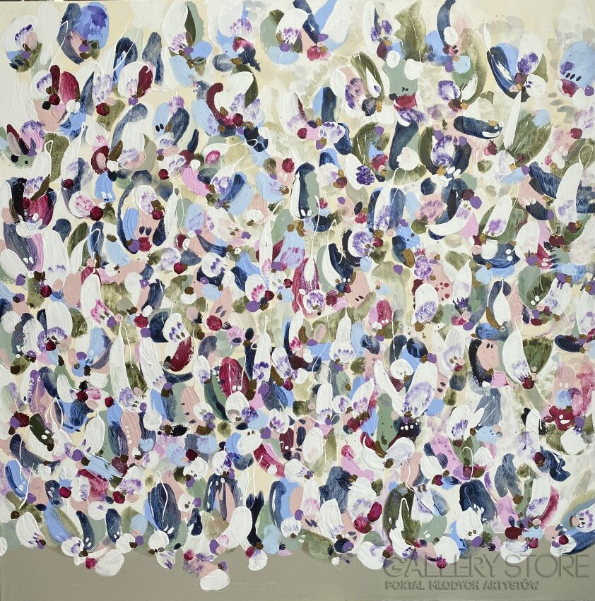 First27257 Last27257-"Flower market - magnolie”-Akryl