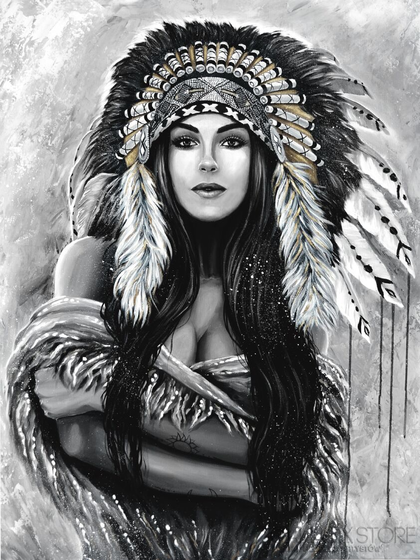First34217 Last34217-Indianka Kuma-Giclee