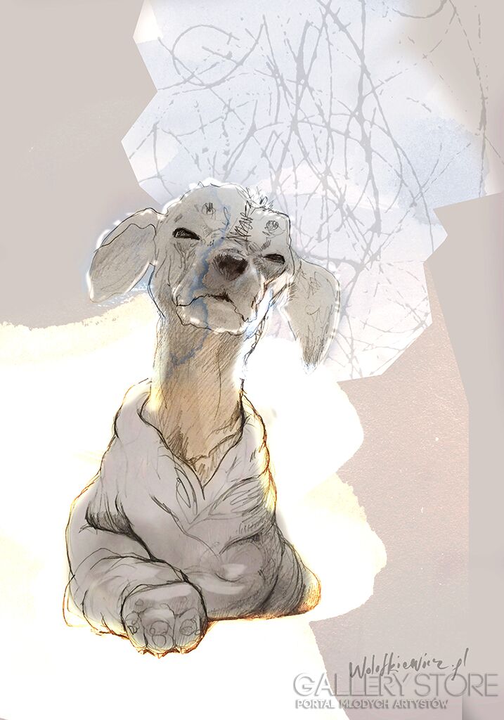First231 Last231-Myśliciel, 3/50, 70x100cm-Giclee