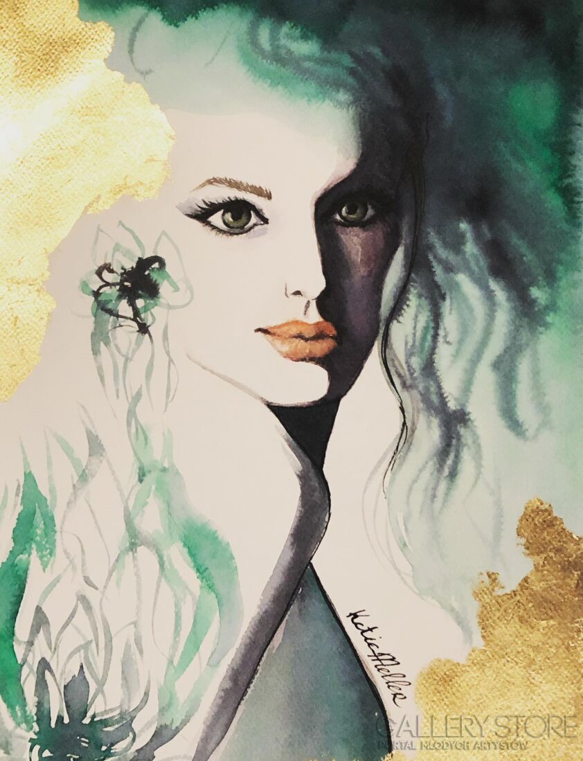 First31829 Last31829-Cienie rozlane green eyes . 1/10-Inkografia