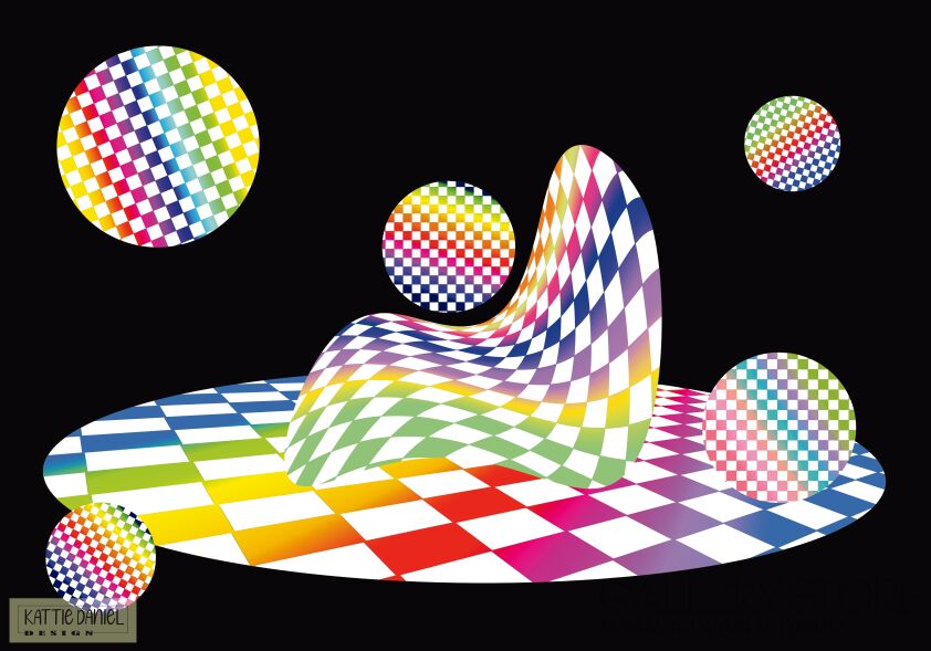 First33872 Last33872- CHESS ABSTRACTION 001-Plakaty