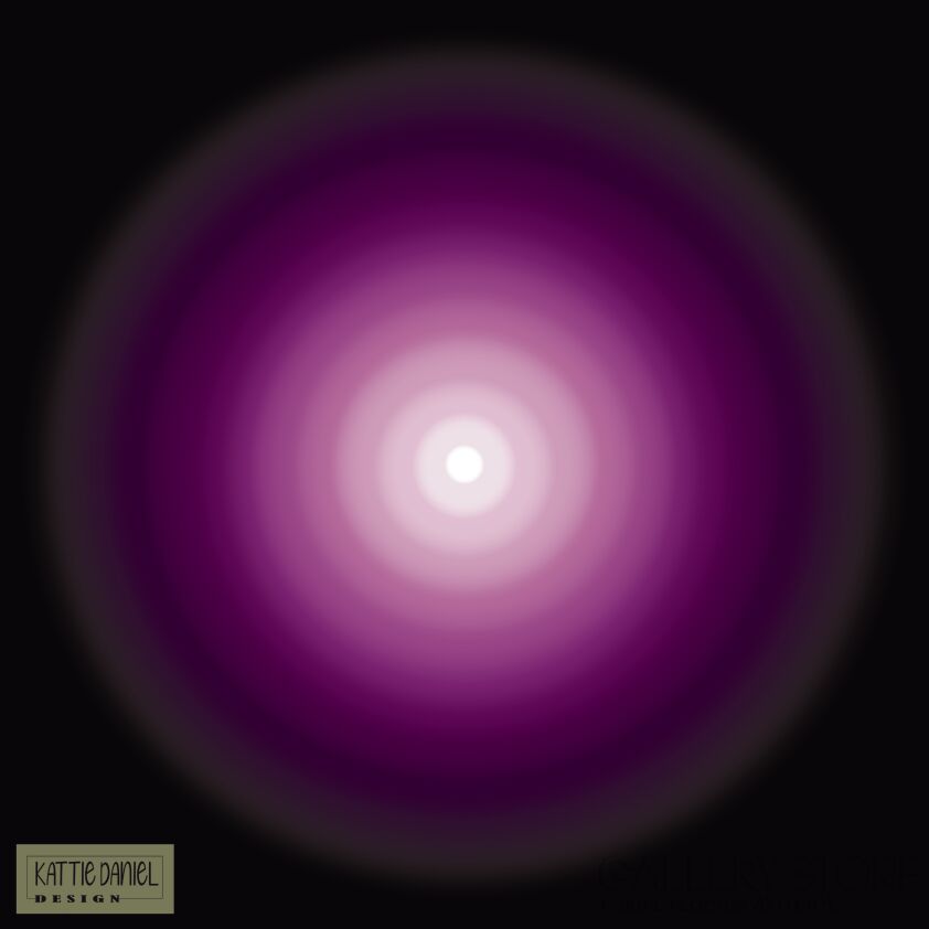 First33872 Last33872-PURPLE ENERGY PULSE OP - ART 007-Plakaty