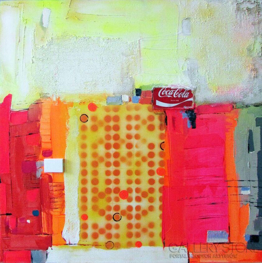 First29989 Last29989-Breakfast with Coca Cola on the table-Akryl