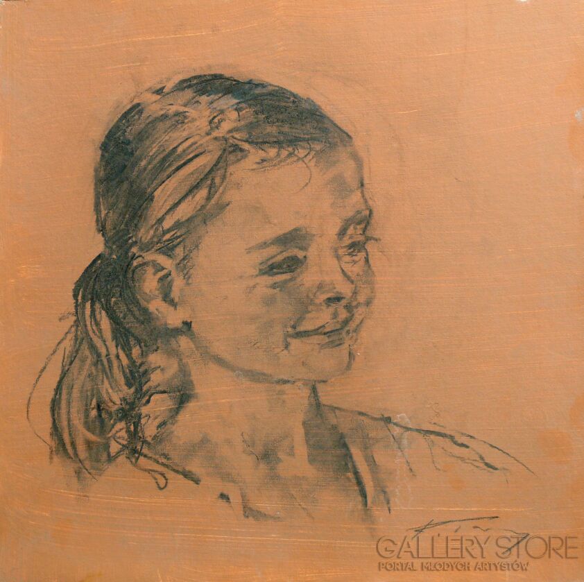 First188 Last188-Portret dziewczynki-Rysunek