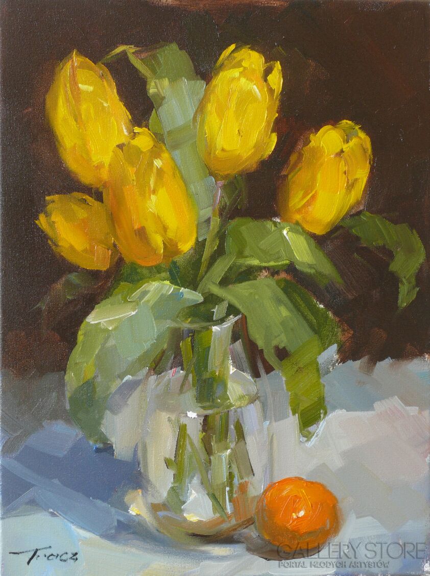 First188 Last188-Żółte tulipany_1002-Olej