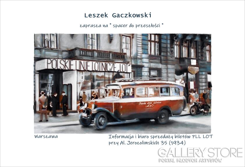 First36611 Last36611-Warszawa 1934 - Siedziba PLL LOT-Serigrafia