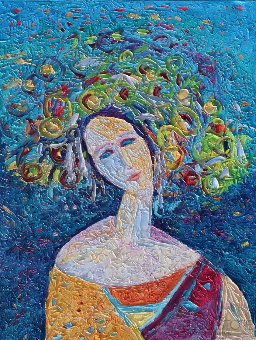 First235 Last235-Portret kobiety 104-Olej