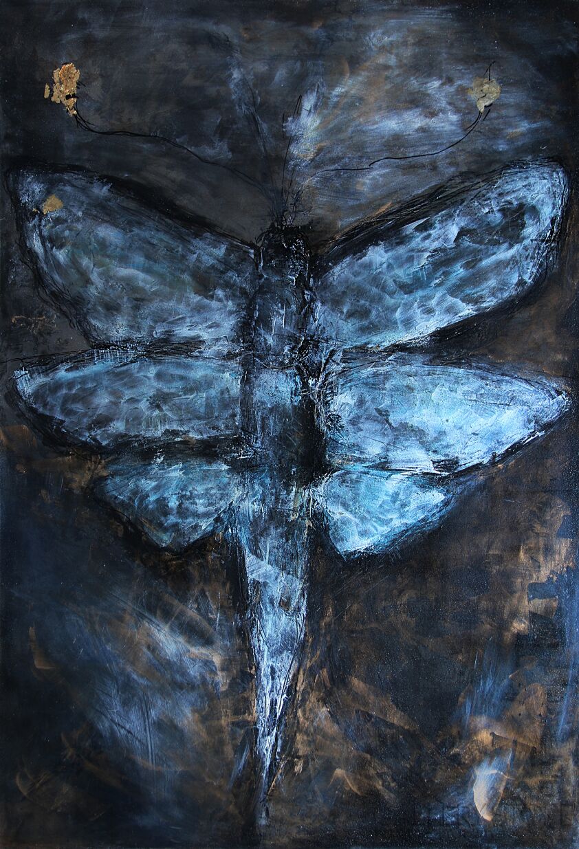 First26786 Last26786-Mixed media art - "Ćma"-Technika mieszana