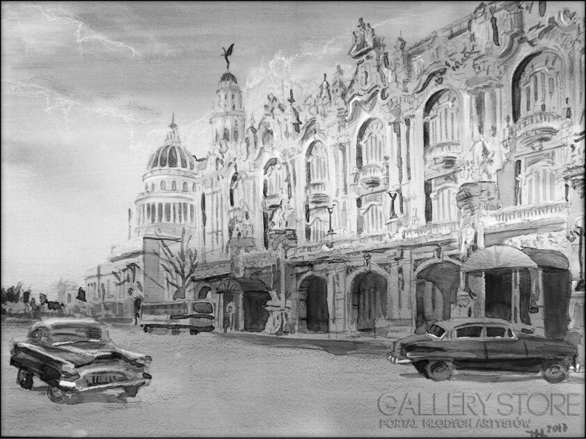 First31164 Last31164-Havana Teatr Wielki-Akwarela