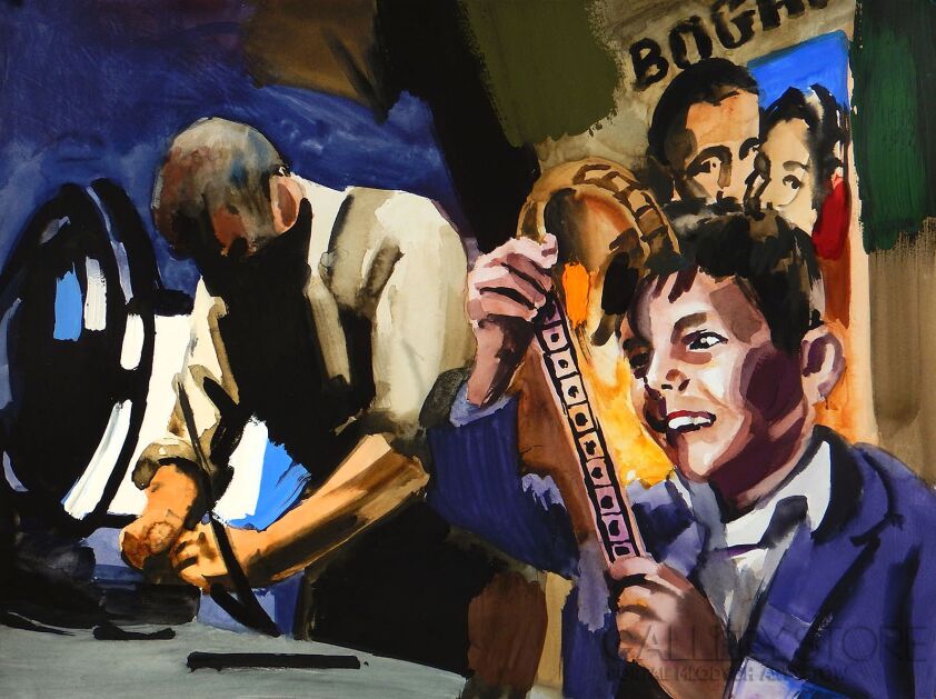 First29626 Last29626-Cinema Paradiso-W magicznej kabinie Alfredo-Akwarela