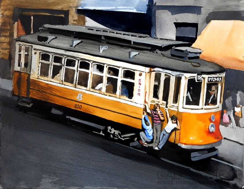First29626 Last29626-Potro 1977. Młodzi na gapę wg. Tima Borica-Technika mieszana