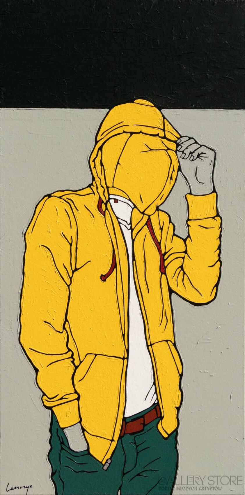 First30684 Last30684-Żółty nr 24-Akryl