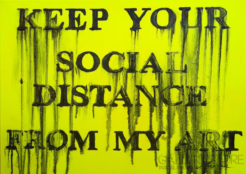 First1638 Last1638-Keep your social distance -Technika mieszana