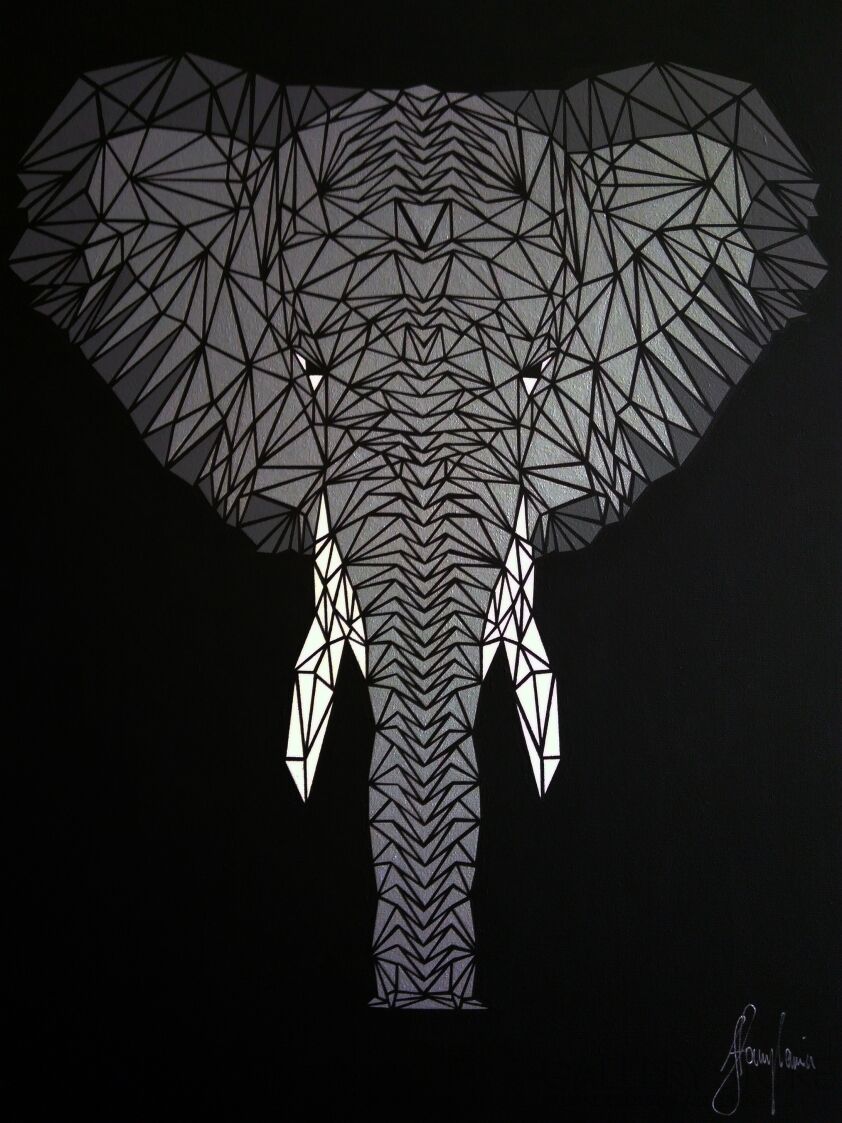 First31894 Last31894-ELEPHANT -Akryl