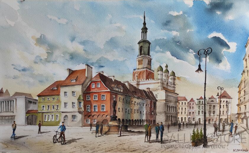 First31211 Last31211-Seria Najpiękniejsze Polskie Miasta : Poznań-Akwarela