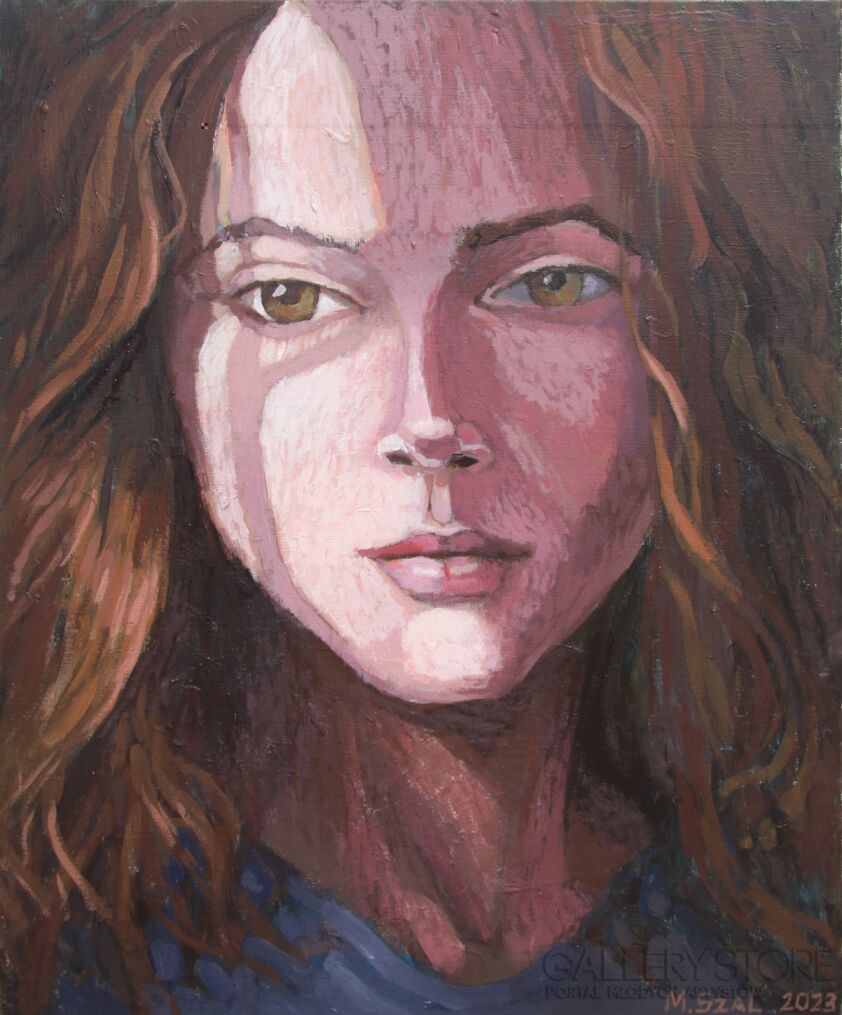 First35504 Last35504-Portret kobiety.-Akryl