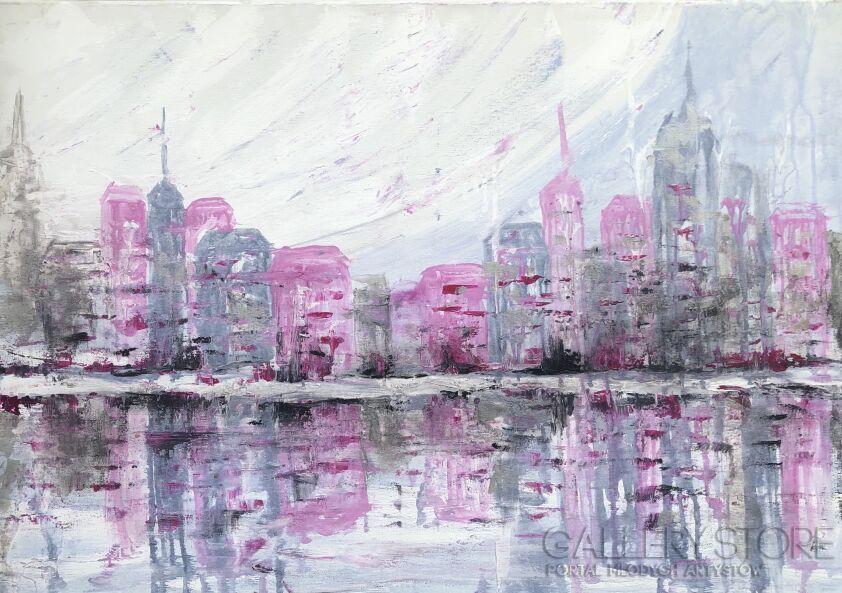 First28441 Last28441-City skyline-Akryl