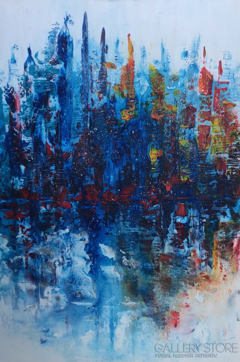 First28441 Last28441-Snowy city-Akryl