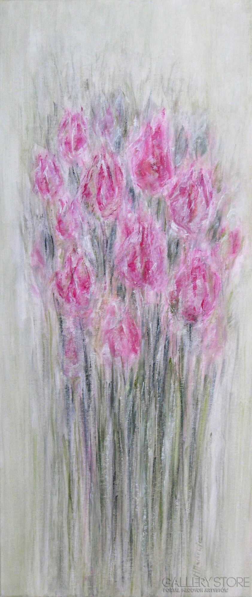 First79 Last79-Wiosenne tulipany -Olej