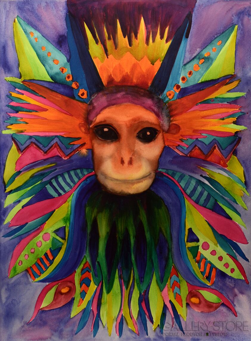 First32170 Last32170-Santa Muerte-Akwarela
