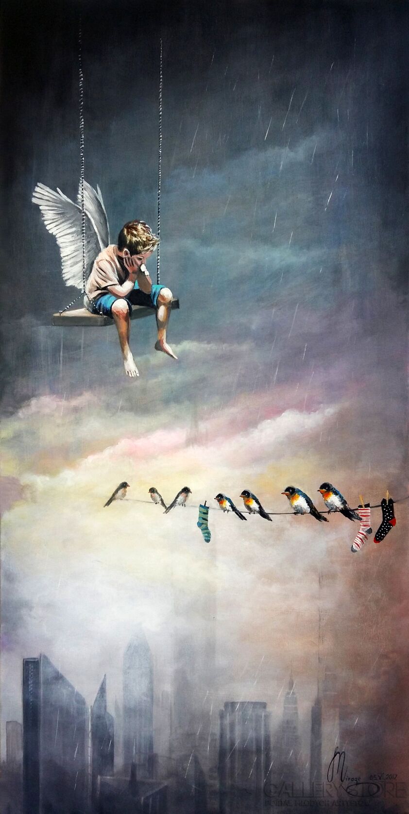 First29635 Last29635-Deszczowe popołudnie-Giclee