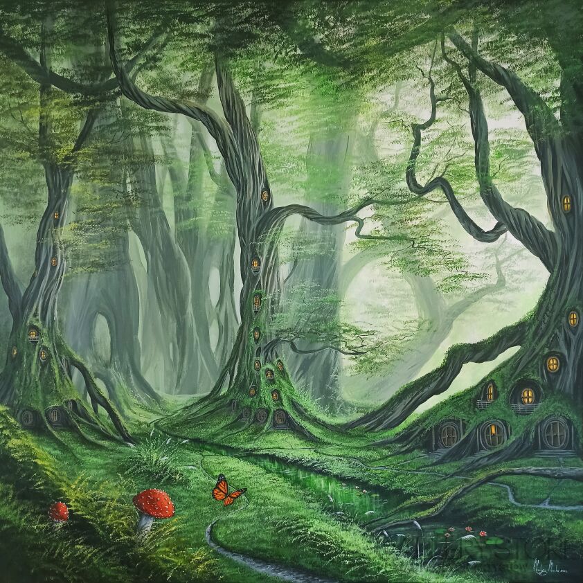 First29635 Last29635-Leśna cisza giclee-Giclee