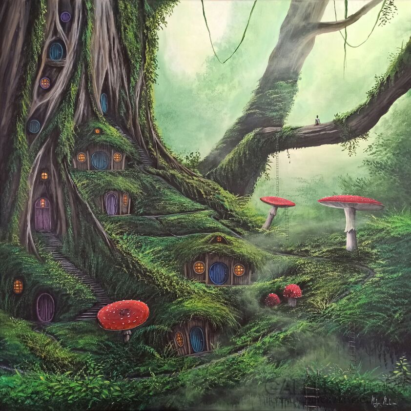 First29635 Last29635-Tam gdzie wolniej płynie czas-Giclee