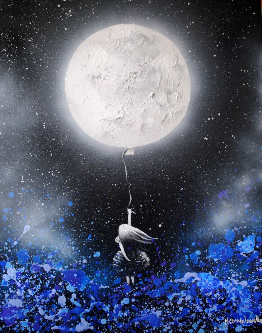 First30691 Last30691-Blue - wydruk artystyczny-Giclee
