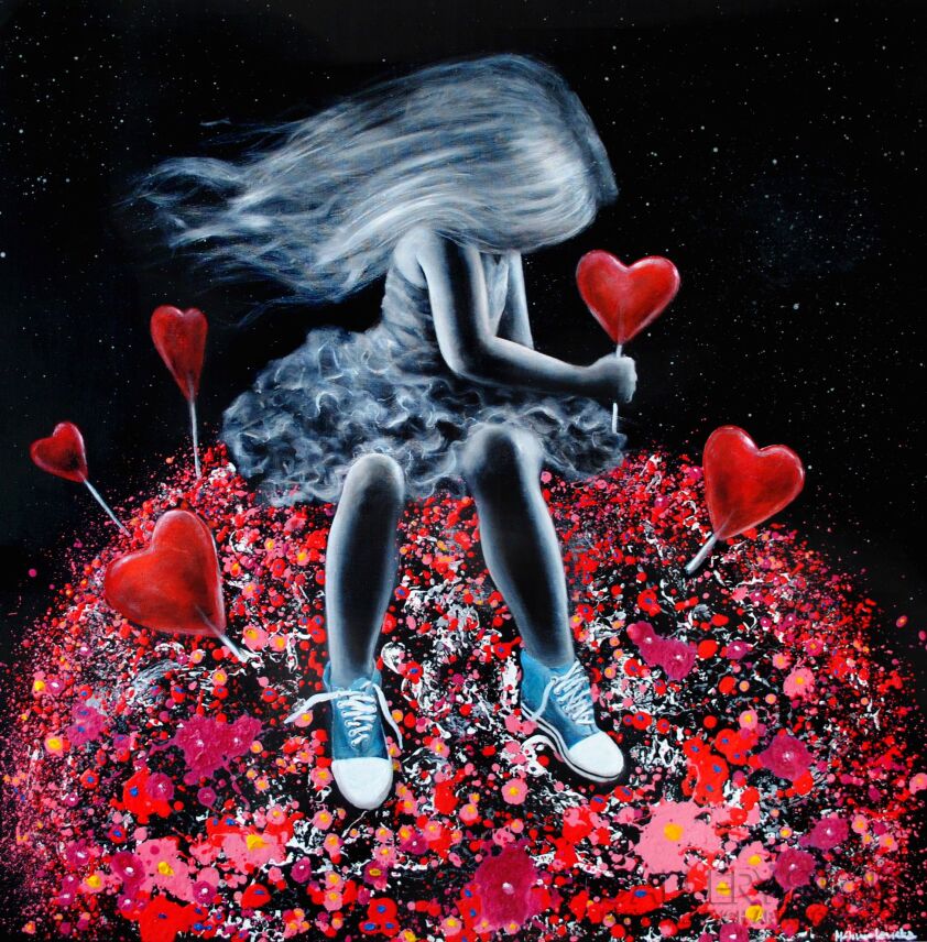 First30691 Last30691-Love is in the air - wydruk artystyczny -Giclee