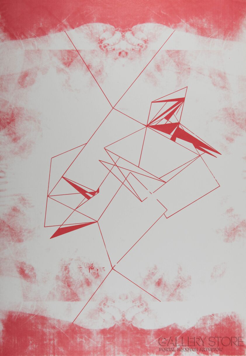 First27957 Last27957-Red Line-Serigrafia