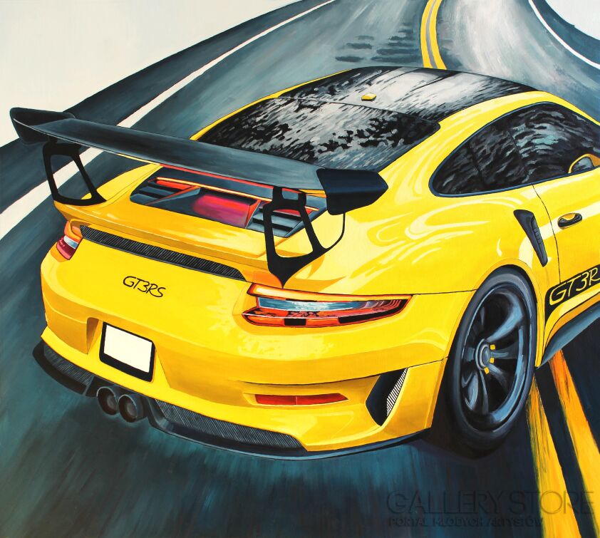 First31889 Last31889-Porsche GT3RS yellow-Olej