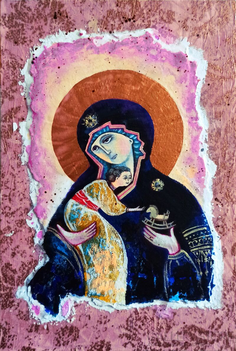 First364 Last364-Madonna z konikiem-Akryl