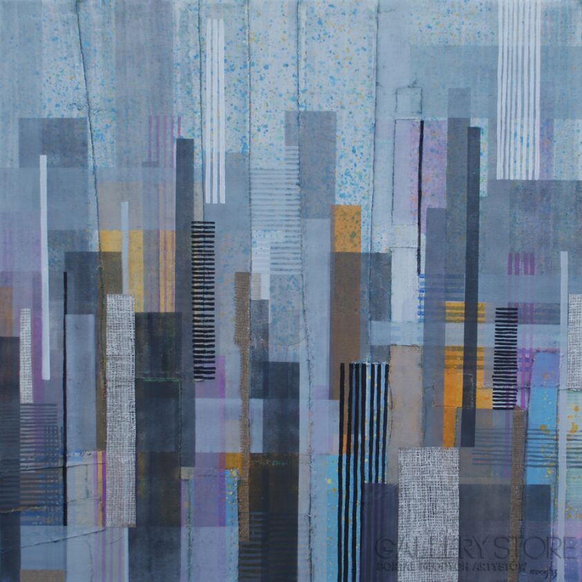 First48 Last48-BLUE SKY _seria The Big City -Akryl