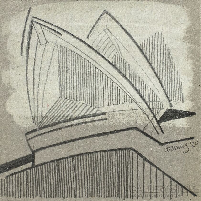 First48 Last48-Sydney Opera House | seria IKONY ARCHITEKTURY-Technika mieszana