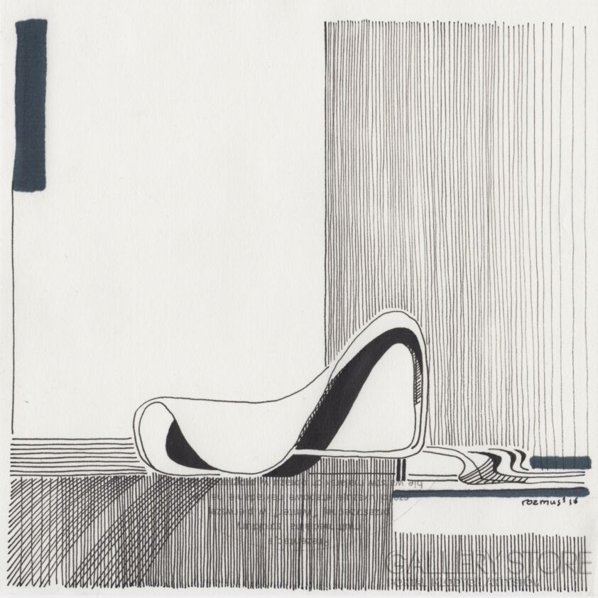 First48 Last48-Zaha Hadid | Heydar Alyiev | seria Ikony archtektury-Rysunek