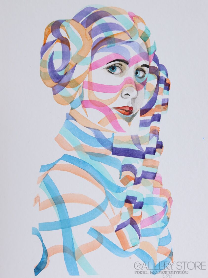 First31166 Last31166-Leia Organa-Akwarela