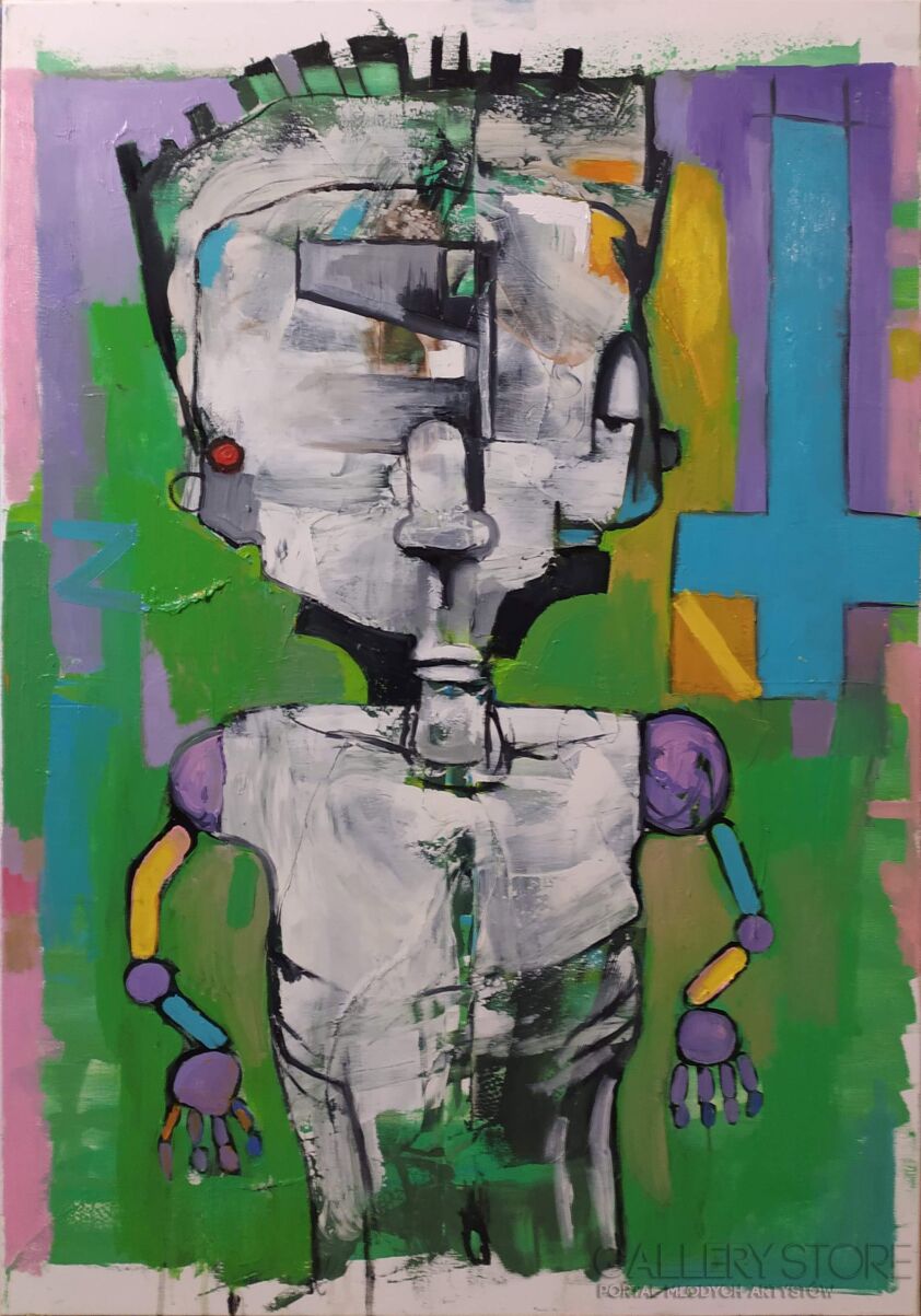 First31070 Last31070-21 st Century robot man-Olej