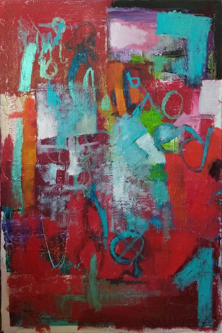 First31070 Last31070-Red abstract No.1-Olej