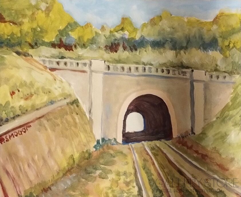 First193 Last193-tunel kolejowy w Bardzie Śląskim-Akryl