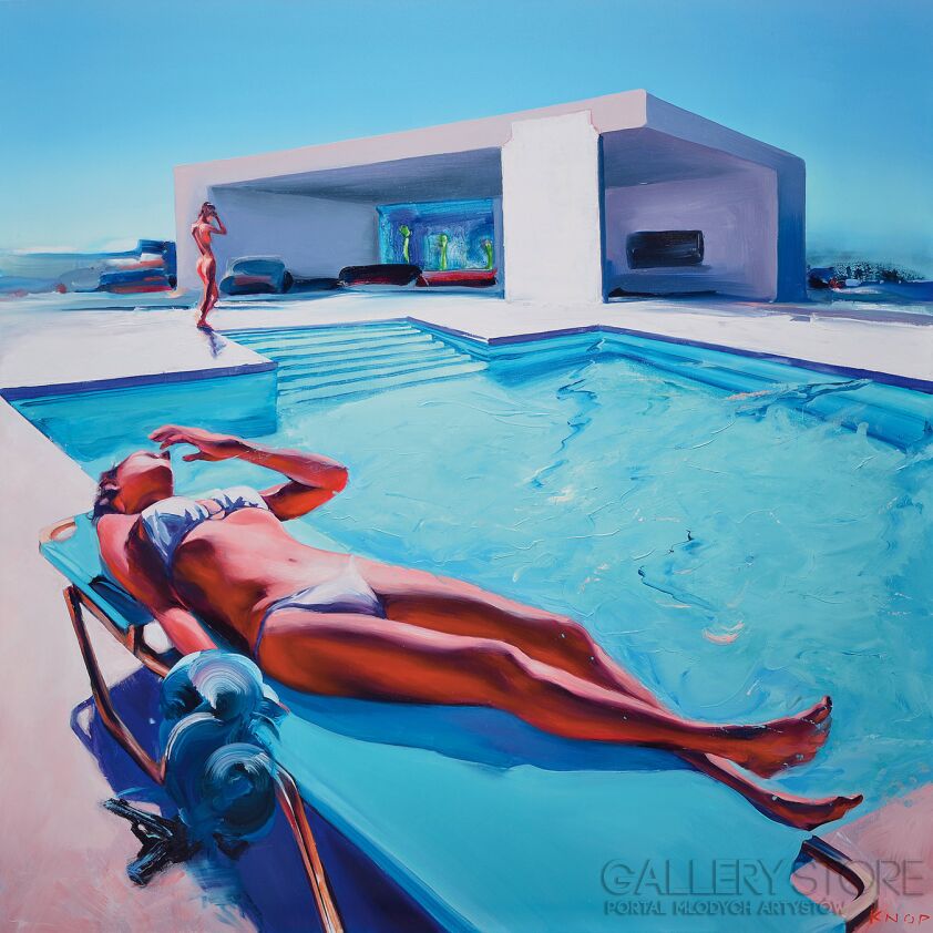 First28680 Last28680-Crime Story E'01 z cyklu SWIMMING POOL-Olej