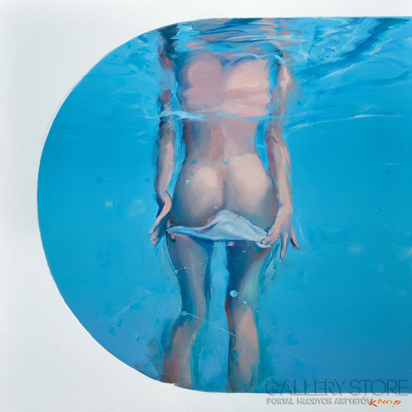 First28680 Last28680-Madame A z cyklu SWIMMING POOL-Olej